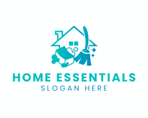 House Cleaning Sanitation logo design