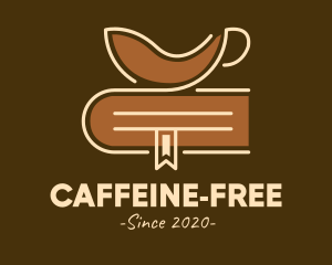 Coffee Cup Bookmark logo design