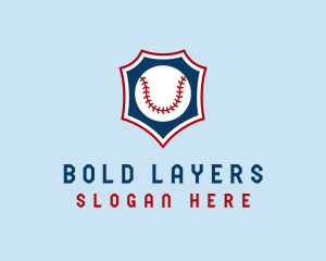 Baseball Ball Slugger Sport logo design