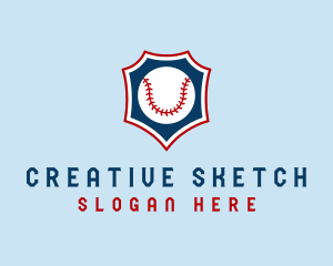 Baseball Ball Slugger Sport logo design