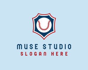 Baseball Ball Slugger Sport logo design