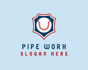 Baseball Ball Slugger Sport logo design