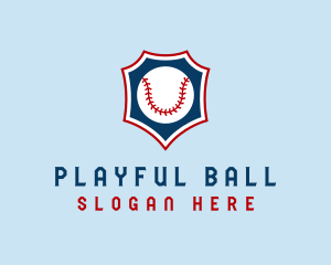 Baseball Ball Slugger Sport logo design