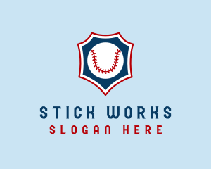 Baseball Ball Slugger Sport logo design