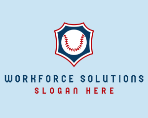 Baseball Ball Slugger Sport logo design