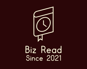 Library Book Timer  logo design