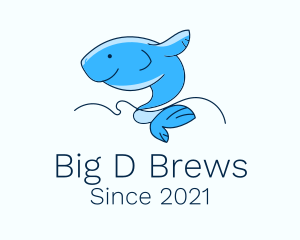 Big Blue Fish logo design