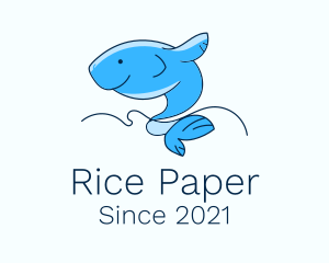 Big Blue Fish logo design