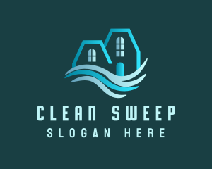 Clean House Splash logo design