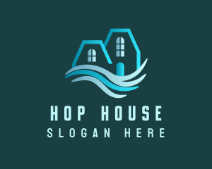 Clean House Splash logo design