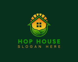 Gardening House Landscaping logo design