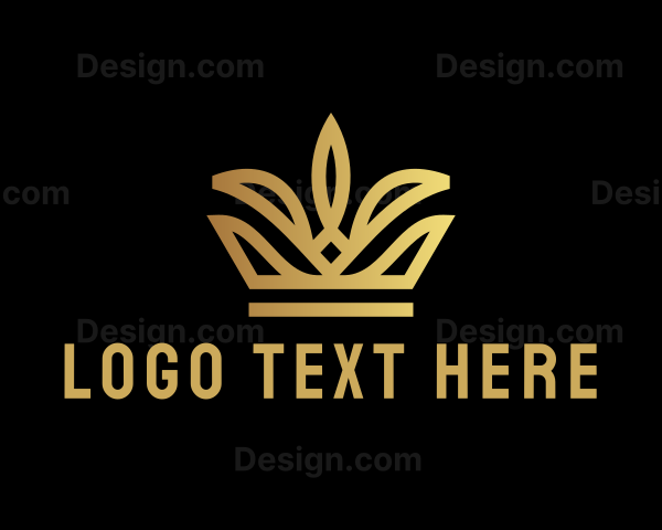 Golden Tiara Crown Logo