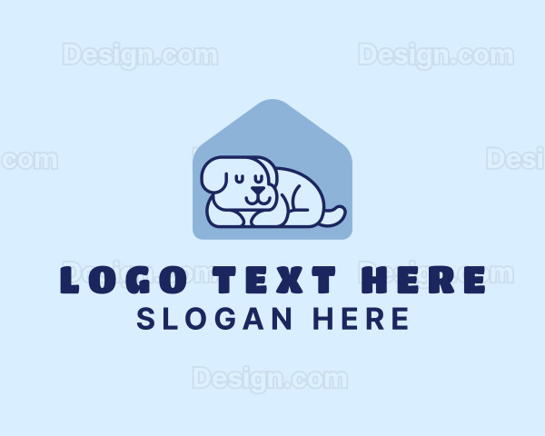 Sleeping Dog Pet Shelter Logo