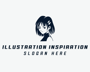 Anime Japanese Girl logo