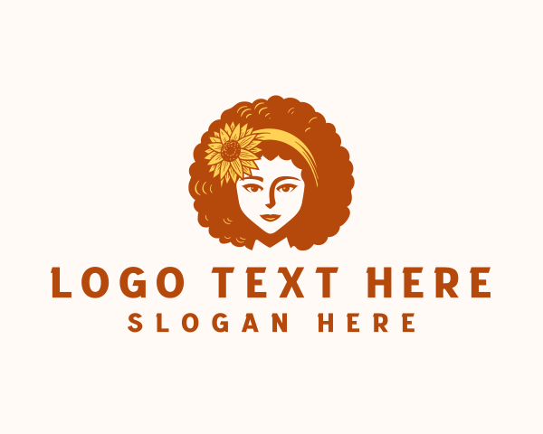 Afro logo example 3