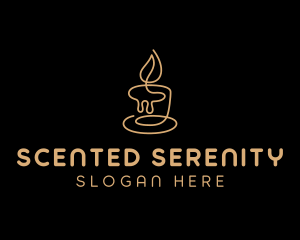 Decor Scented Candle logo design