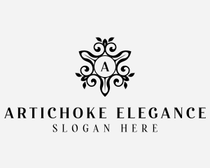 Feminine Elegant Floral logo design