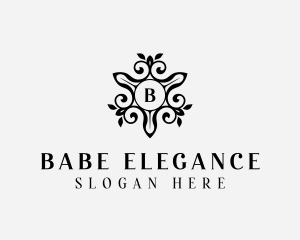 Feminine Elegant Floral logo design