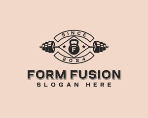 Training Fitness Workout logo design