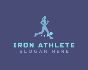 Health Fitness Running logo design