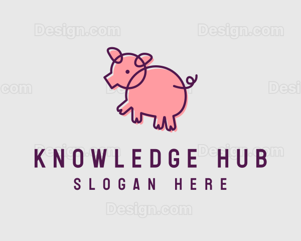 Scribble Pig Farm Logo