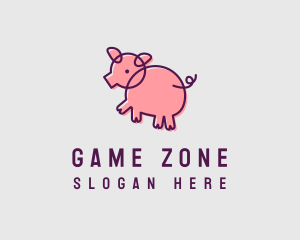 Scribble Pig Farm Logo