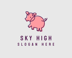 Scribble Pig Farm Logo