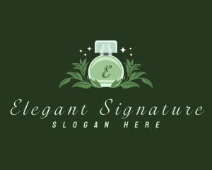 Fragrant Perfume Leaf logo design