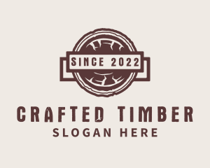 Wood Lumber Woodworking  logo design