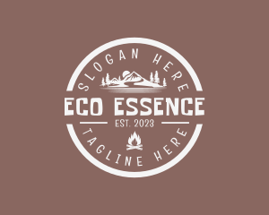 Mountaineering Eco Camp  logo design