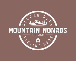 Mountaineering Eco Camp  logo design