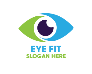 Optical Eye Vision Optometrist logo design