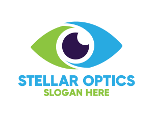 Optical Eye Vision Optometrist logo design