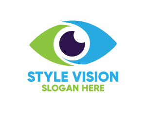 Optical Eye Vision Optometrist logo design