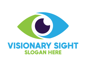 Optical Eye Vision Optometrist logo design