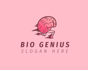 Mental Training Brain logo design