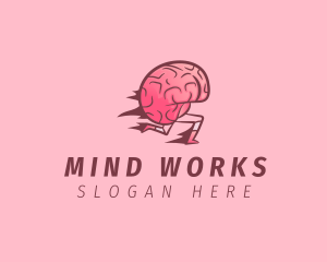 Mental Training Brain logo design