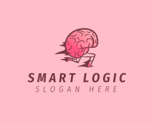 Mental Training Brain logo design