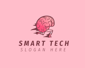 Mental Training Brain logo design