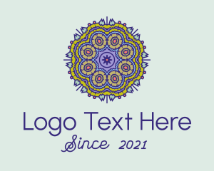Intricate Mandala Textile  logo