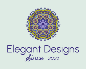 Intricate Mandala Textile  logo design