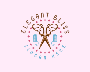 Sewing Butterfly Scissors  logo