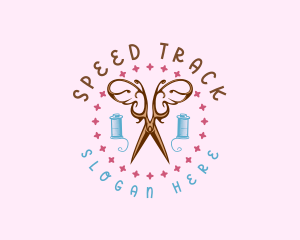 Sewing Butterfly Scissors  logo