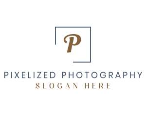 Elegant Gold Cursive logo design