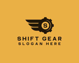 Gear Wing Mechanic logo design