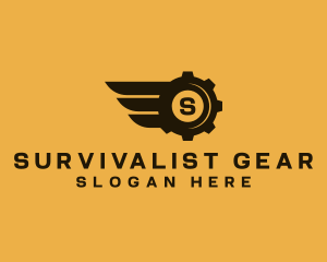 Gear Wing Mechanic logo design