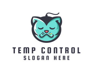 Cat Gaming Controller logo design