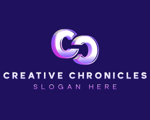 Creative Media Entertainment Letter C logo design