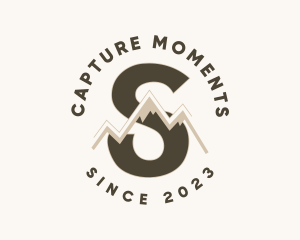 Mountain Range Letter S logo