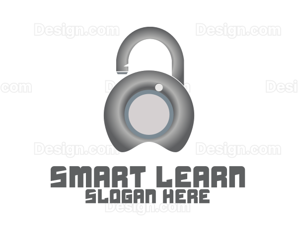 Metal Lock Security Logo